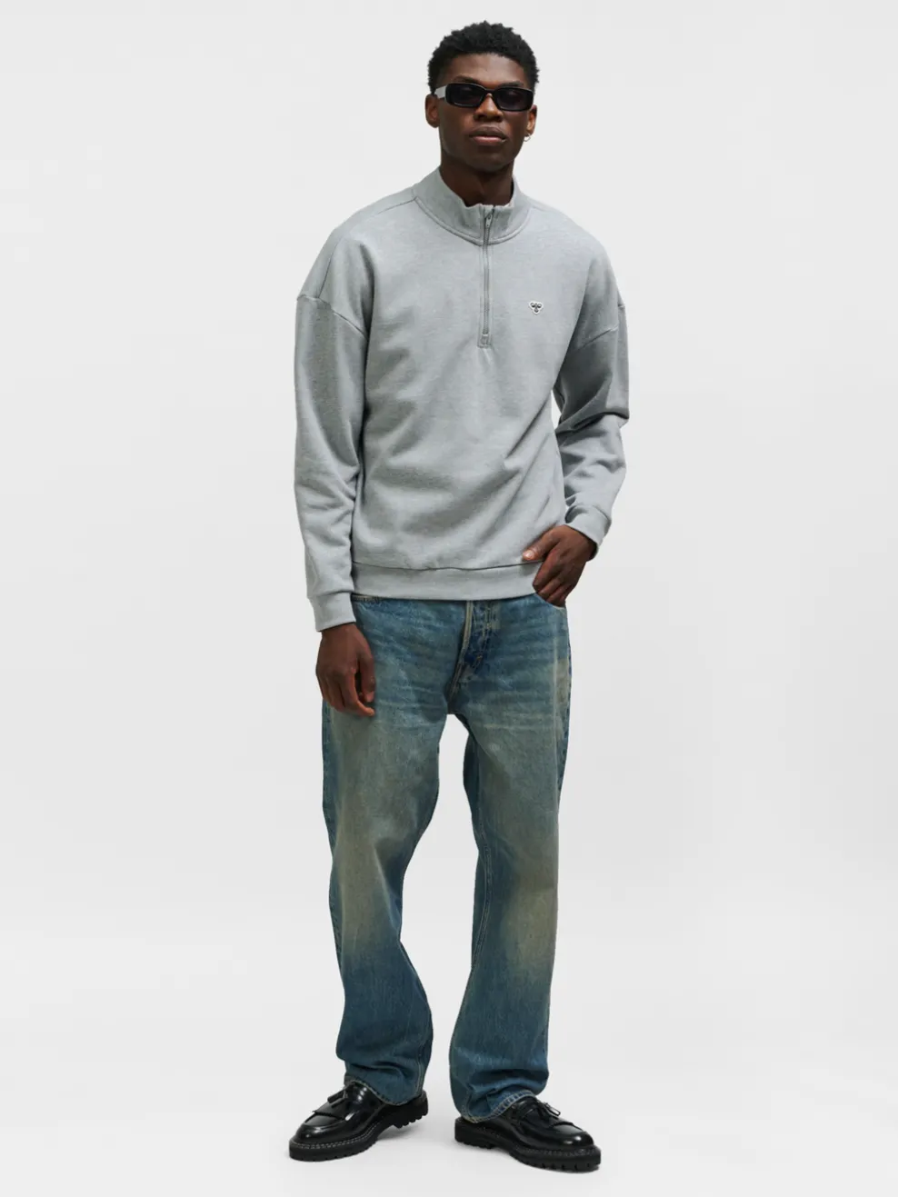 hmlLOOSE HALF ZIP BEE