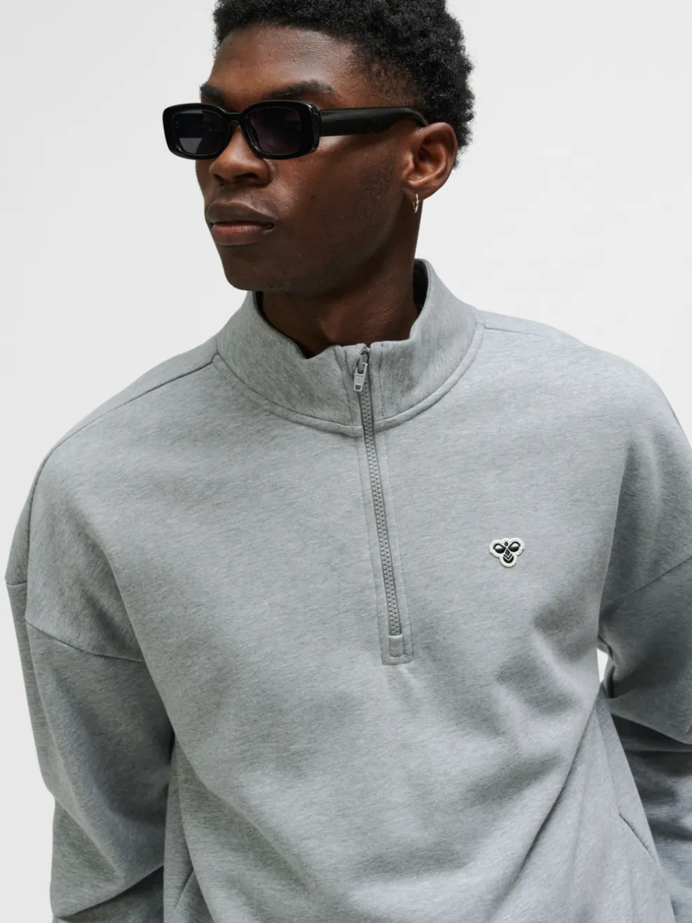 hmlLOOSE HALF ZIP BEE