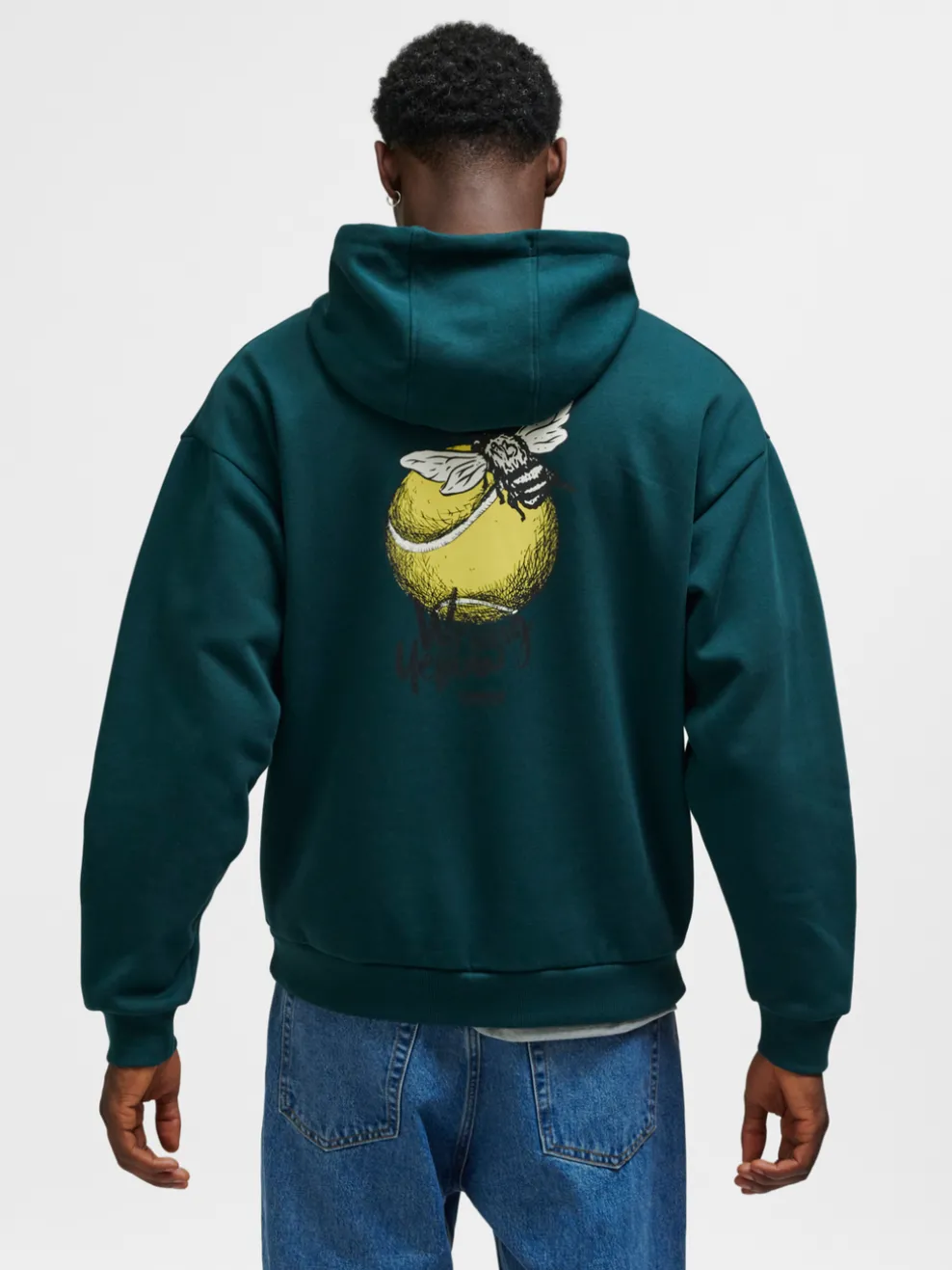 hmlLOOSE HOODIE WRONG YELLOW