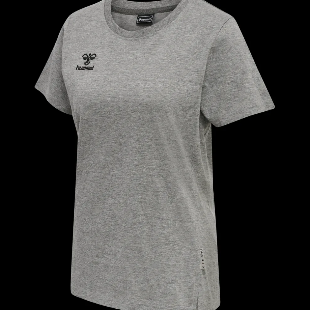 hmlMOVE GRID COTTON T-SHIRT S/S WOM