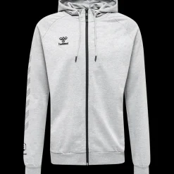 hmlMOVE GRID COTTON ZIP HOODIE