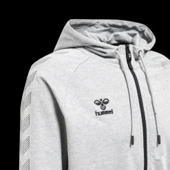 hmlMOVE GRID COTTON ZIP HOODIE