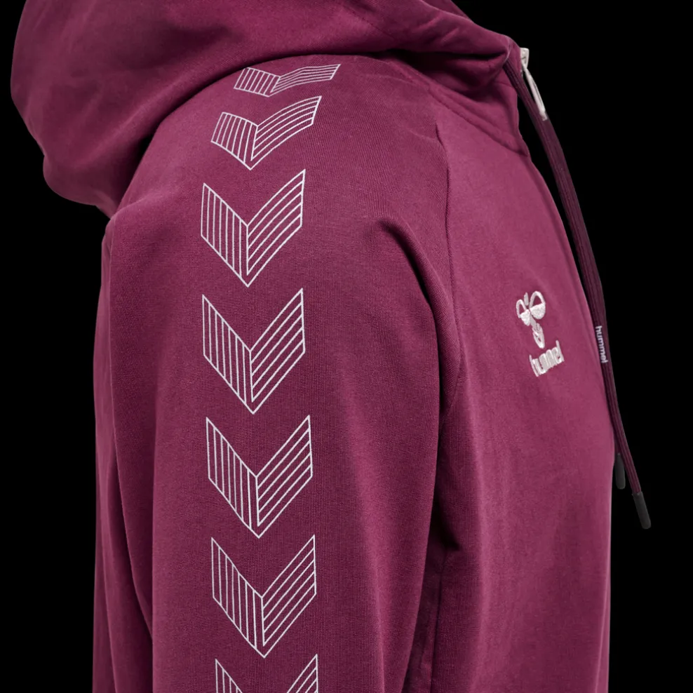 hmlMOVE GRID COTTON ZIP HOODIE