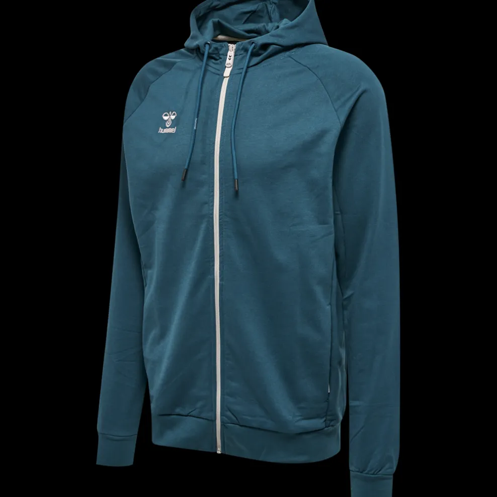 hmlMOVE GRID COTTON ZIP HOODIE