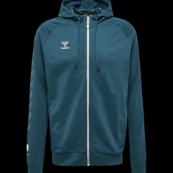 hmlMOVE GRID COTTON ZIP HOODIE