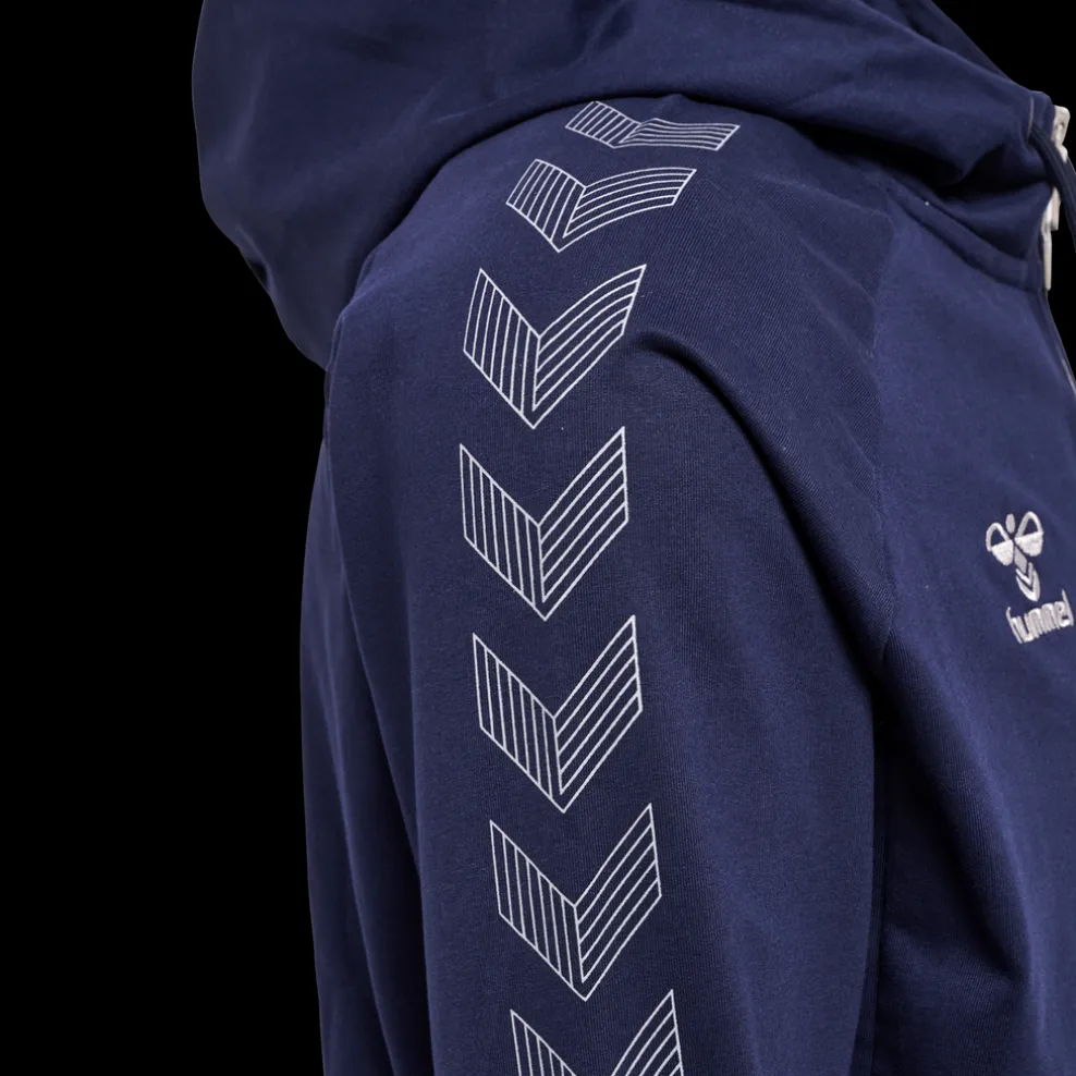 hmlMOVE GRID COTTON ZIP HOODIE