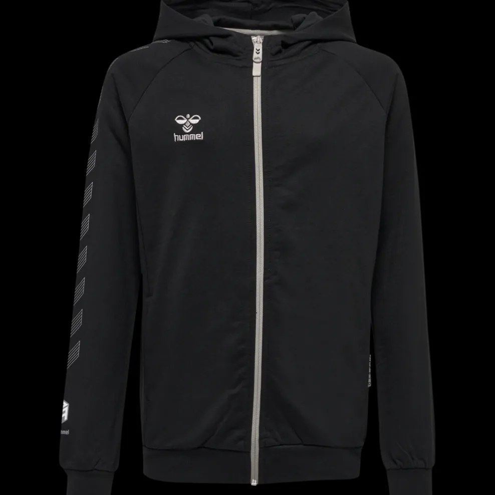 hmlMOVE GRID COTTON ZIP HOODIE KIDS