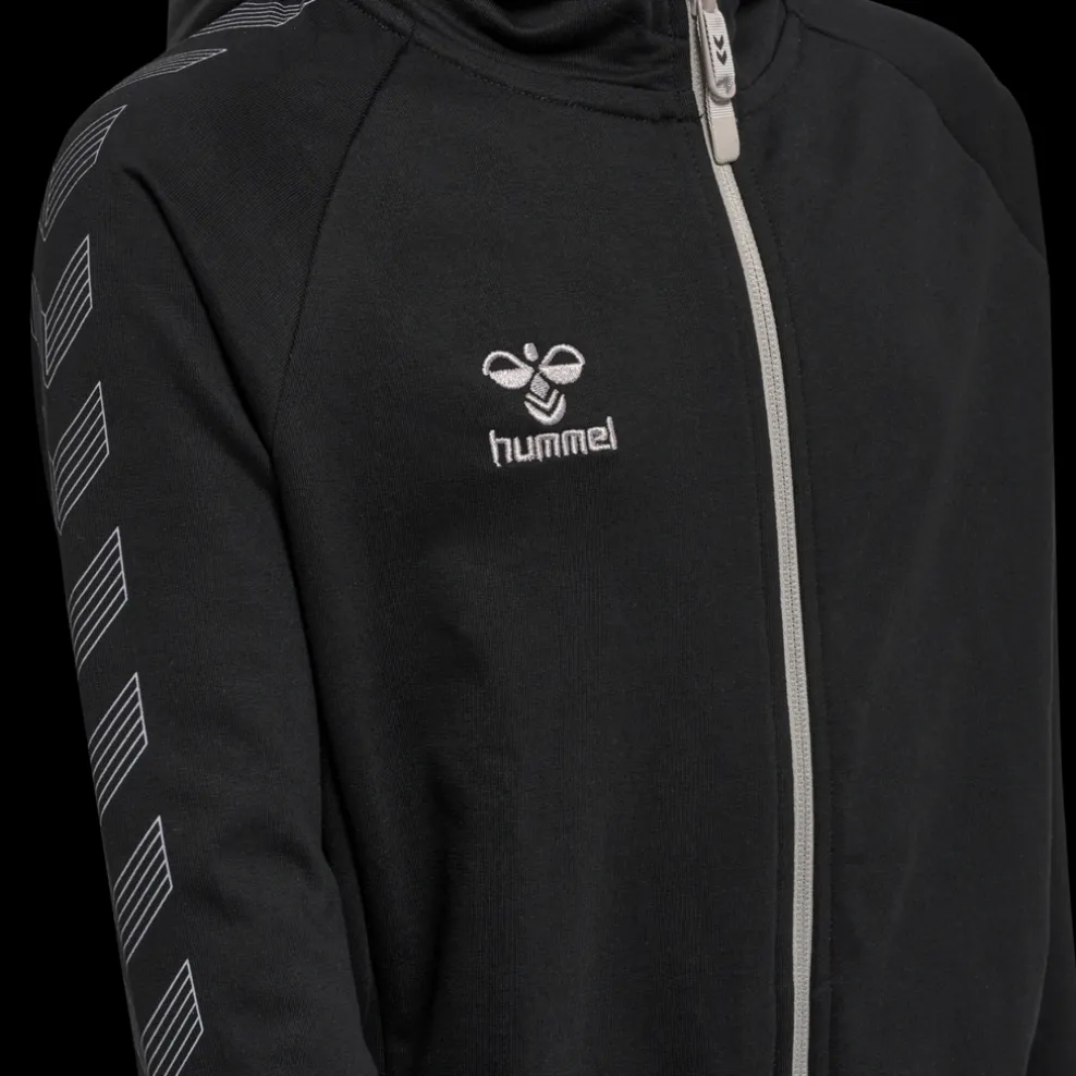 hmlMOVE GRID COTTON ZIP HOODIE KIDS