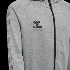 hmlMOVE GRID COTTON ZIP HOODIE KIDS
