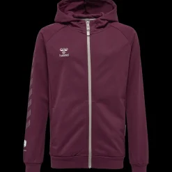 hmlMOVE GRID COTTON ZIP HOODIE KIDS
