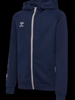 hmlMOVE GRID COTTON ZIP HOODIE KIDS