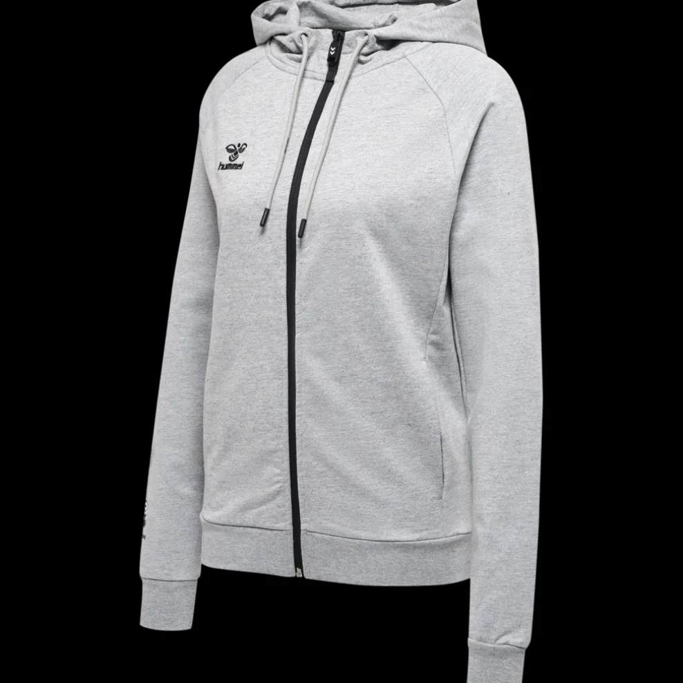 hmlMOVE GRID COTTON ZIP HOODIE WOMA