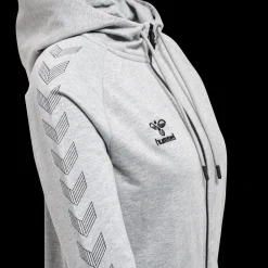 hmlMOVE GRID COTTON ZIP HOODIE WOMA
