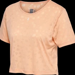 hmlMT IRIS BURNOUT CROP T-SHIRT