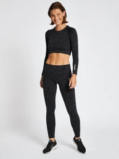 hmlMT PI SEAMLESS CROP T-SHIRT L/S