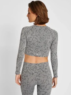 hmlMT PI SEAMLESS CROP T-SHIRT L/S
