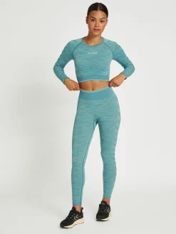 hmlMT SAGA SEAMLESS CROP T-SHIRT LS