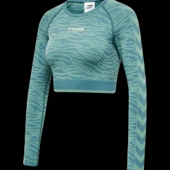 hmlMT SAGA SEAMLESS CROP T-SHIRT LS