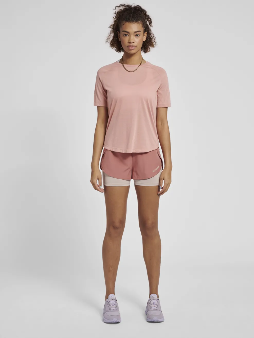 hmlMT TRACK 2 IN 1 SHORTS