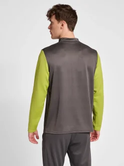 hmlONGRID 1/2 ZIP POLY SWEAT