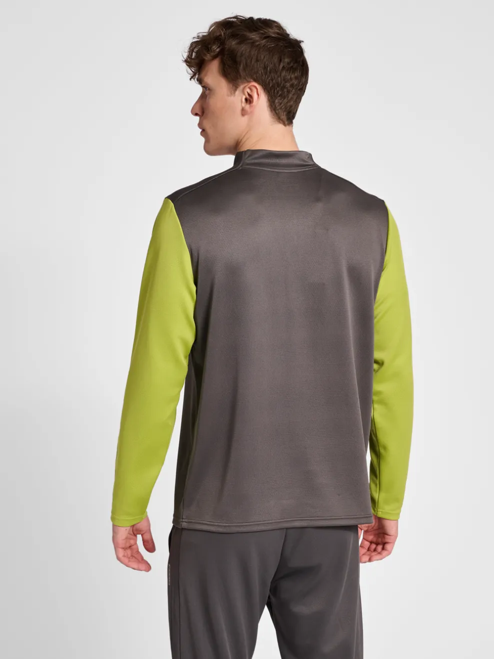 hmlONGRID 1/2 ZIP POLY SWEAT