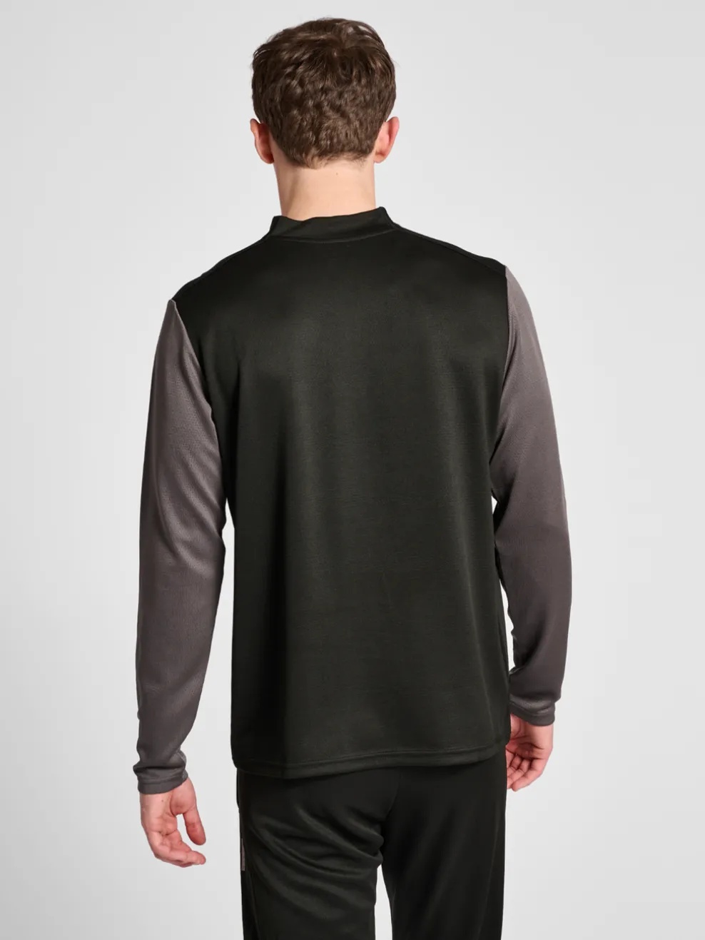 hmlONGRID 1/2 ZIP POLY SWEAT