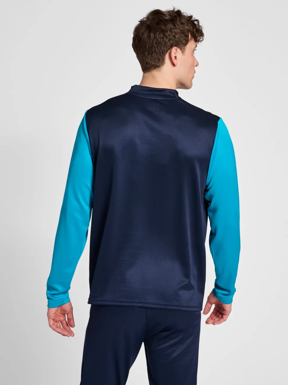 hmlONGRID 1/2 ZIP POLY SWEAT