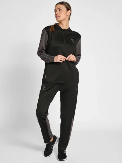 hmlONGRID 1/2 ZIP POLY SWEAT WO