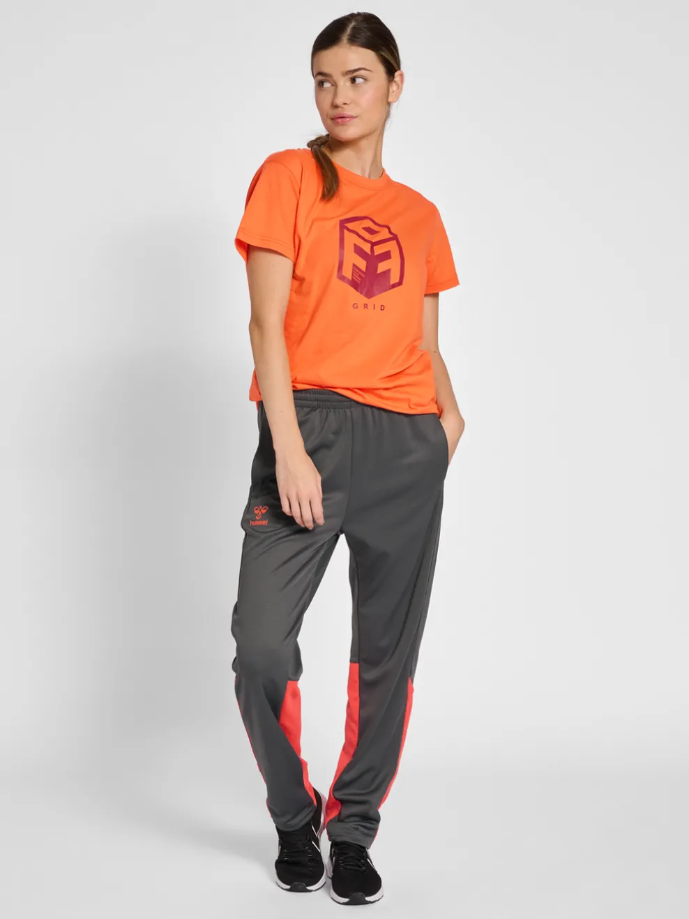 hmlONGRID POLY PANTS WO