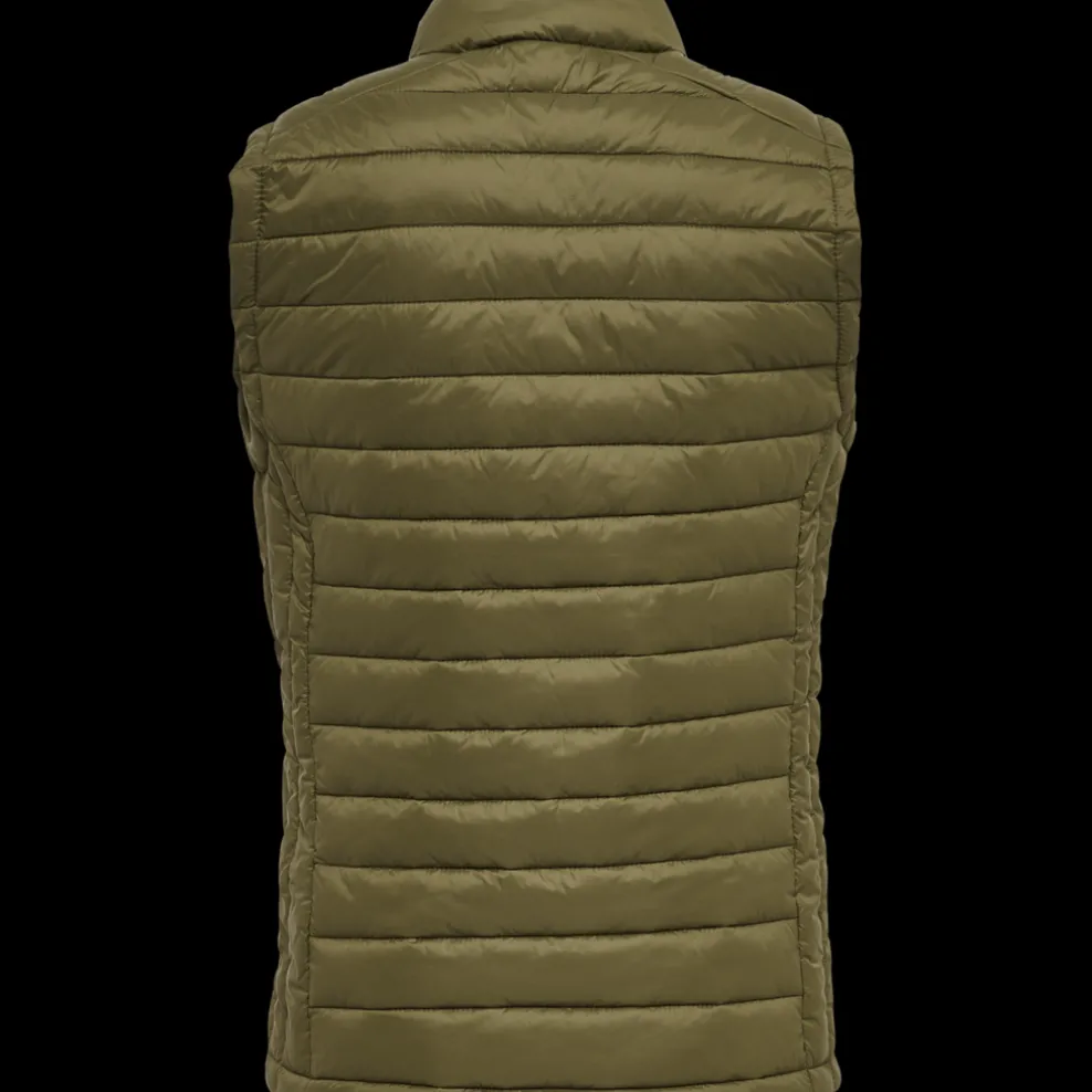 hmlRED QUILTED WAISTCOAT WOMAN
