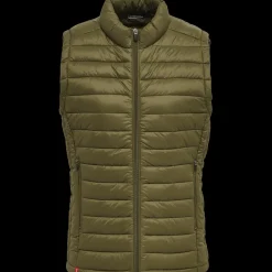 hmlRED QUILTED WAISTCOAT WOMAN