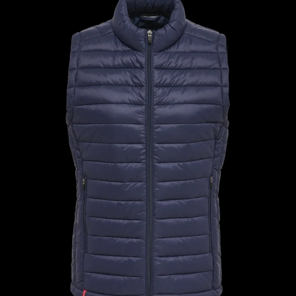 hmlRED QUILTED WAISTCOAT WOMAN