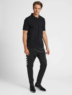 hmlRED STRETCH POLO