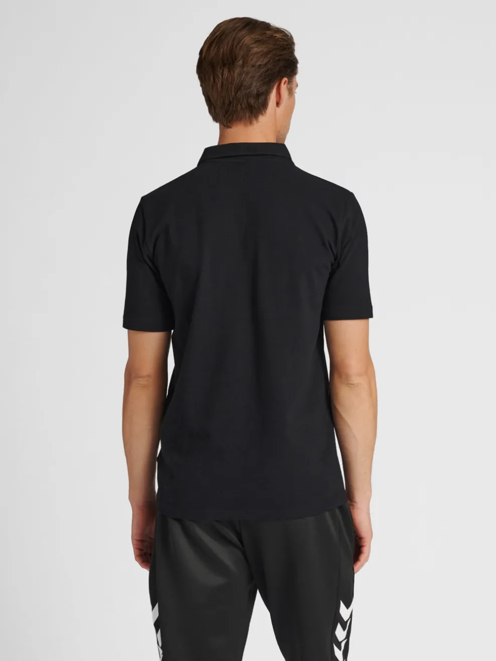 hmlRED STRETCH POLO