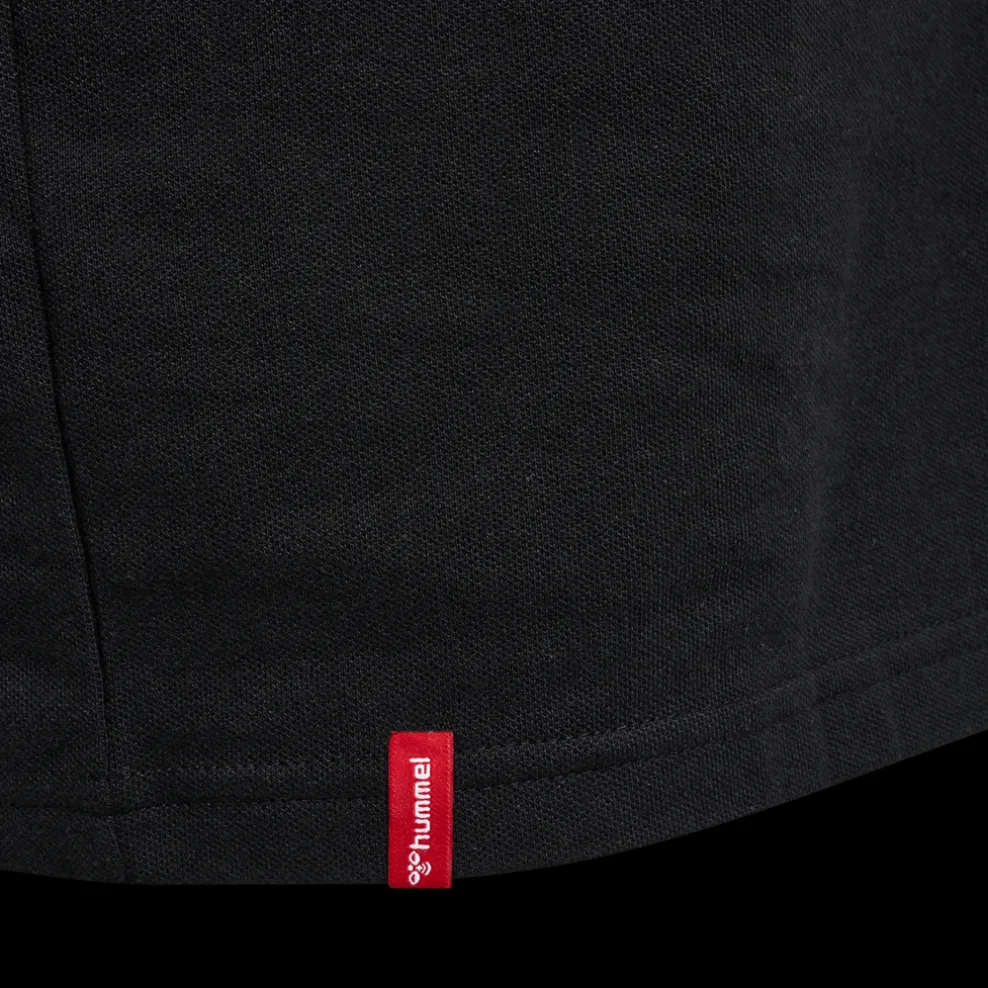 hmlRED STRETCH POLO