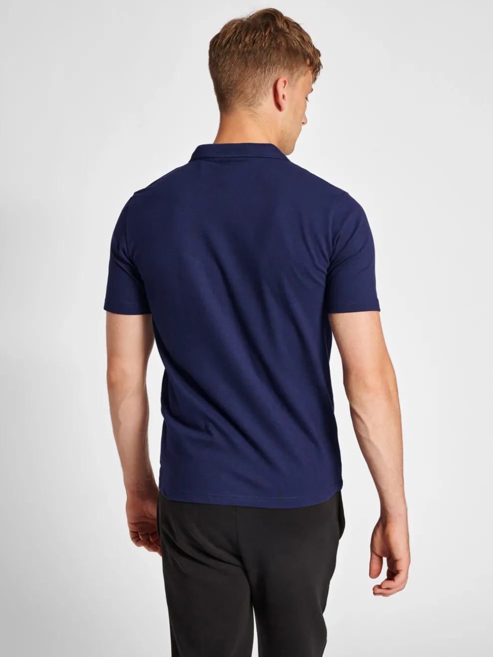 hmlRED STRETCH POLO