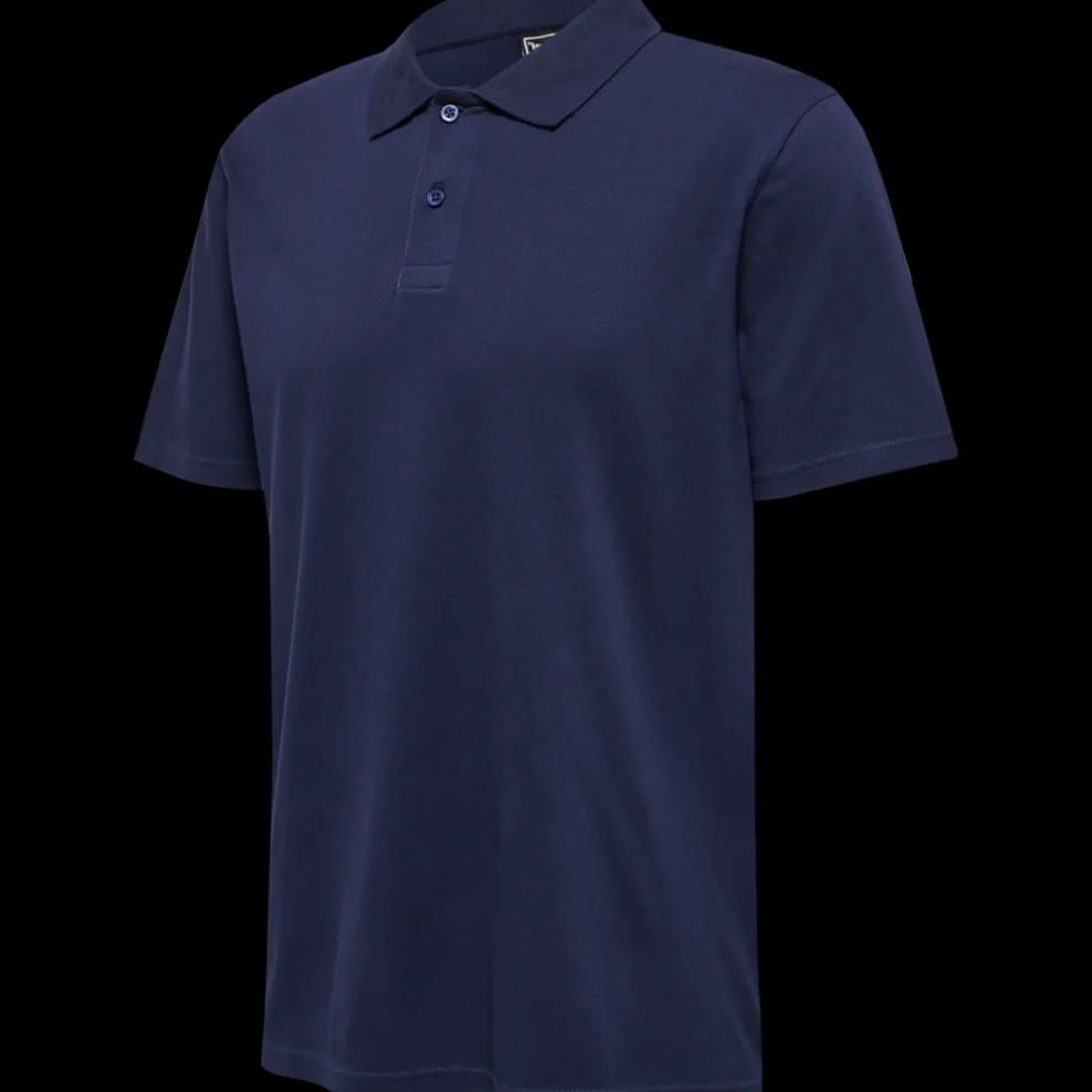 hmlRED STRETCH POLO