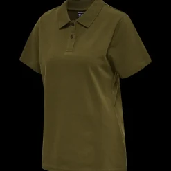 hmlRED STRETCH POLO WOMAN