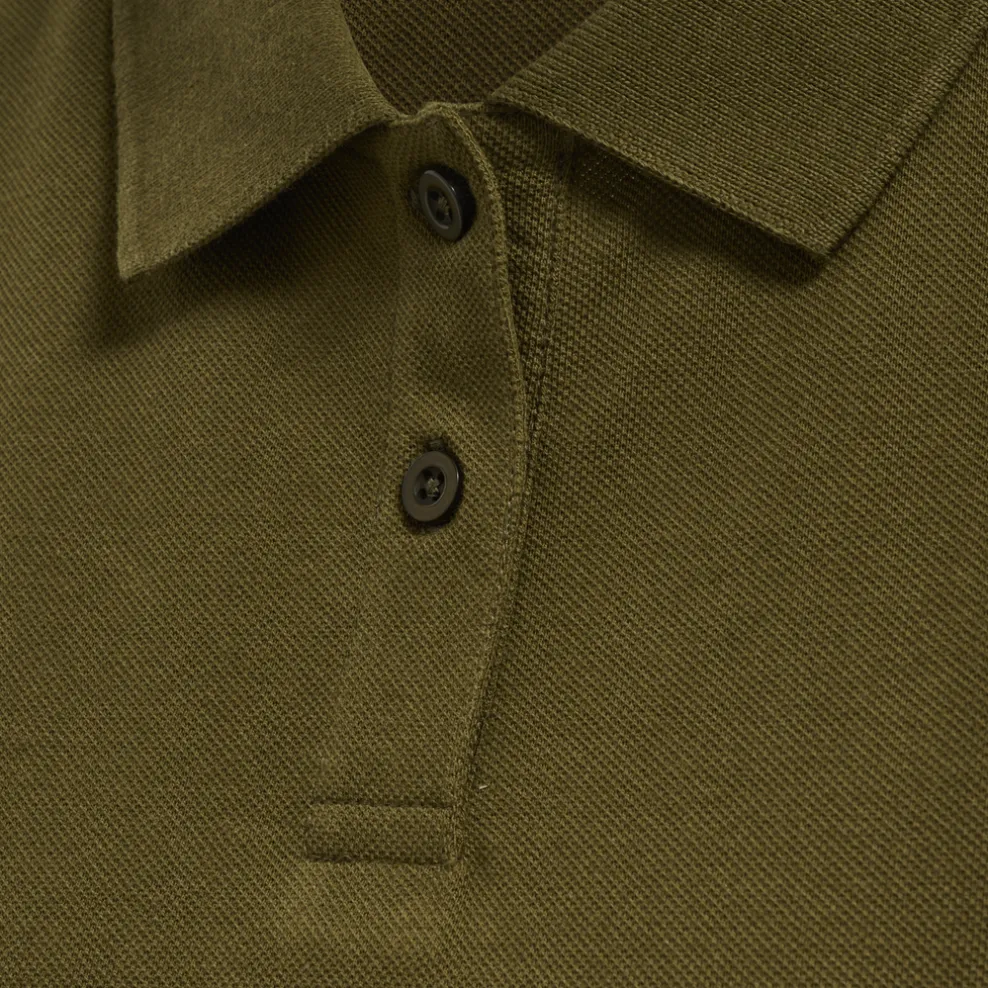 hmlRED STRETCH POLO WOMAN