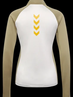 hmlSPRINT MELANGE HALF ZIP WOMAN