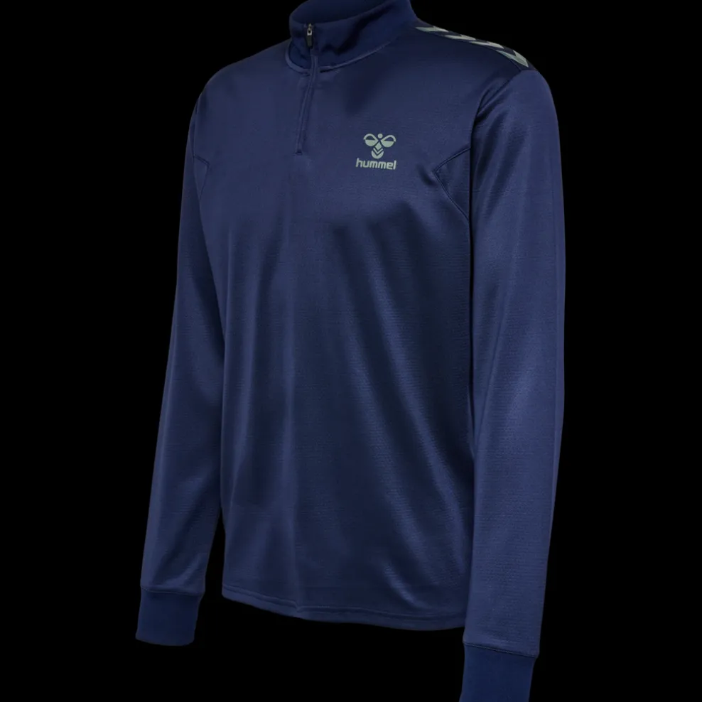 hmlSTALTIC POLY HALF ZIP L/S