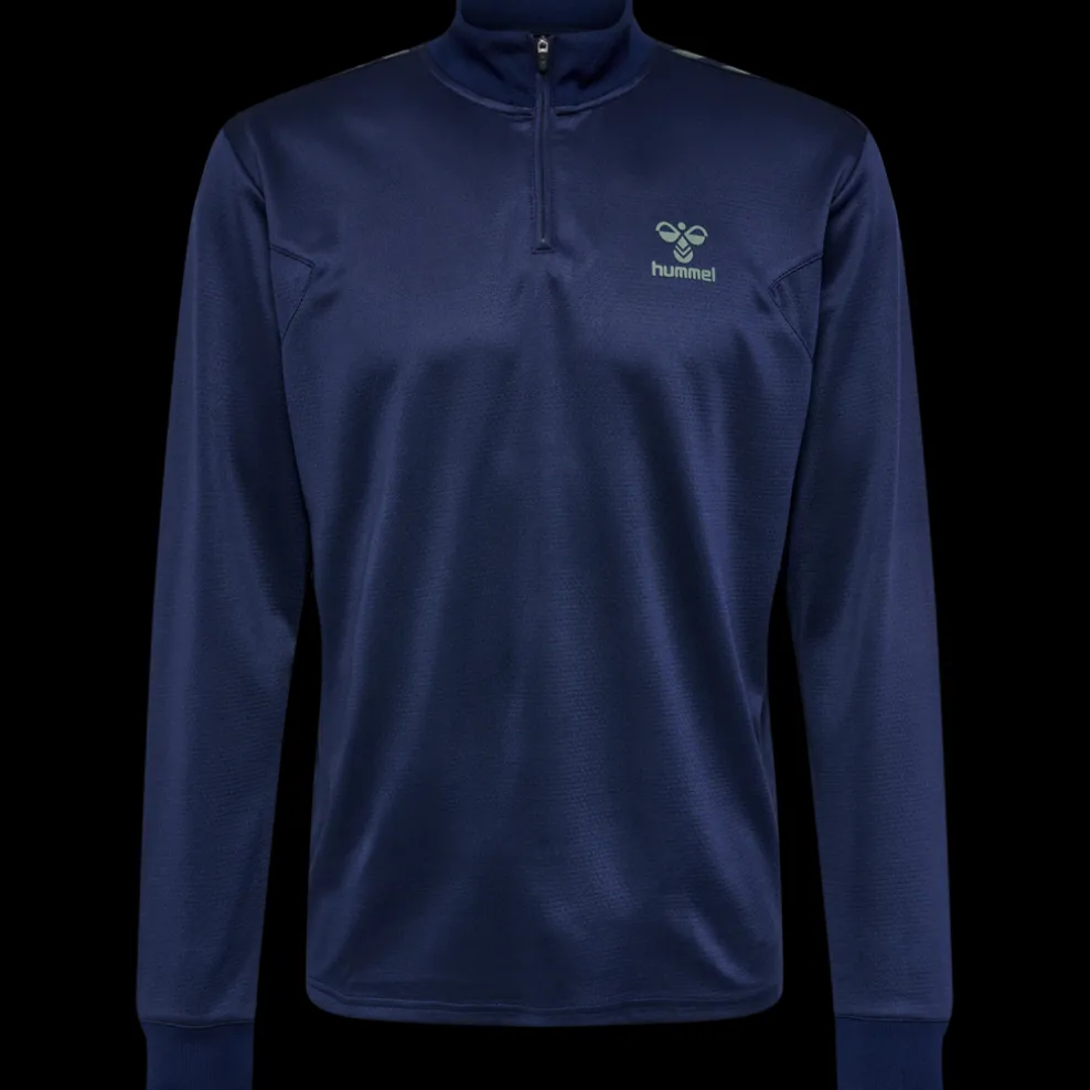 hmlSTALTIC POLY HALF ZIP L/S