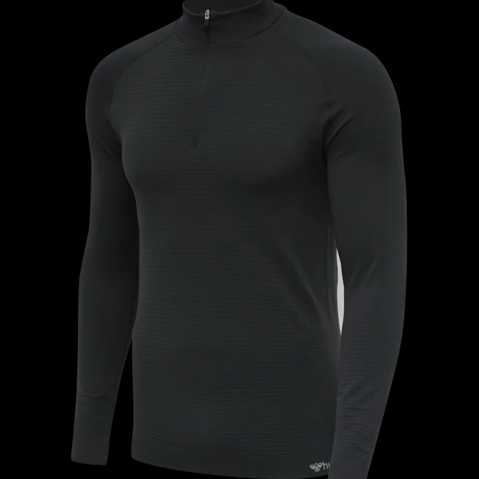 hmlSTROKE SEAMLESS HALF ZIP