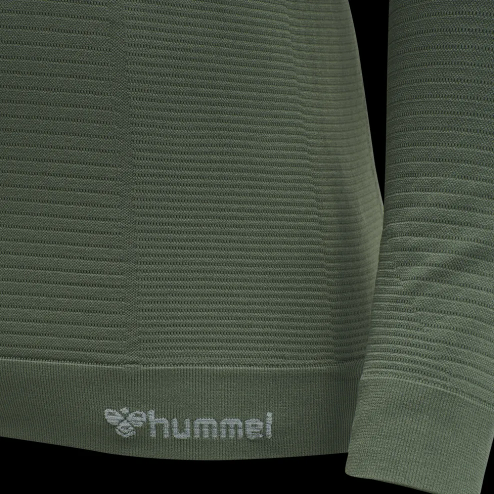 hmlSTROKE SEAMLESS HALF ZIP