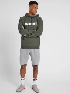 HUMMEL GO COTTON LOGO HOODIE