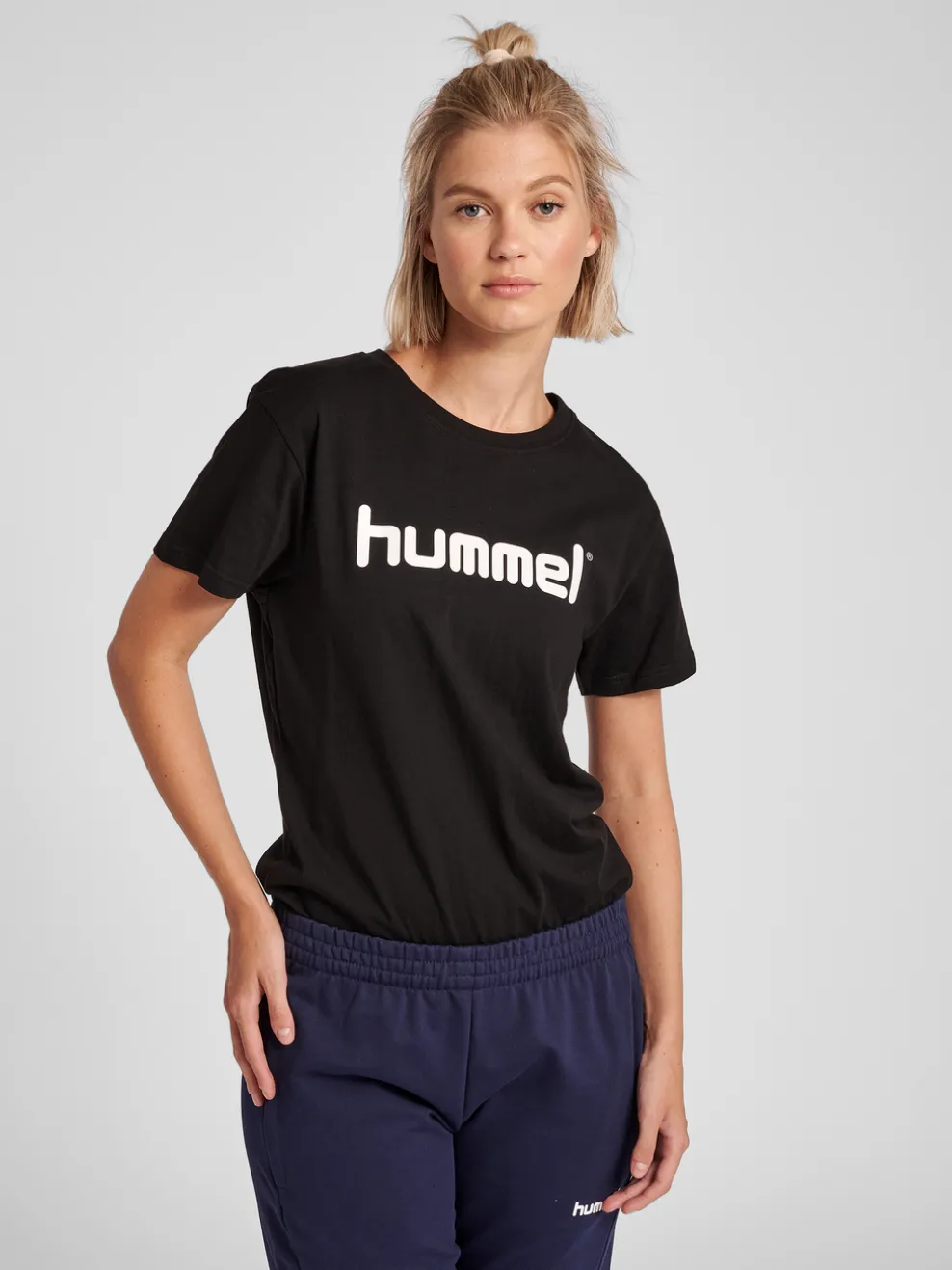 HUMMEL GO COTTON LOGO T-SHIRT WOMAN S/S