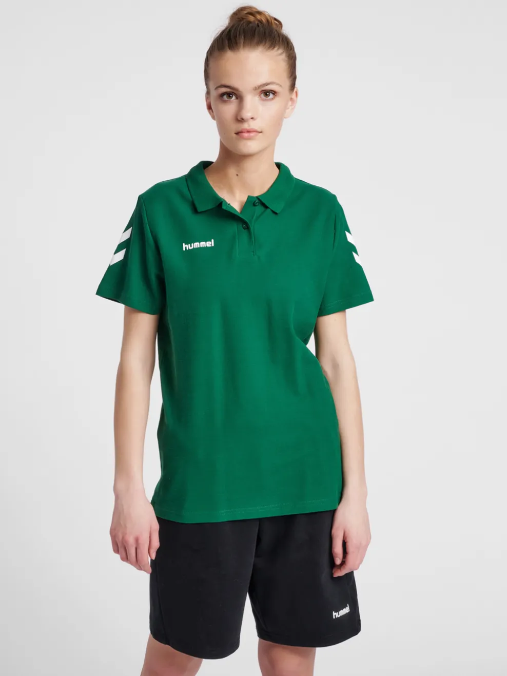 HUMMEL GO COTTON POLO WOMAN