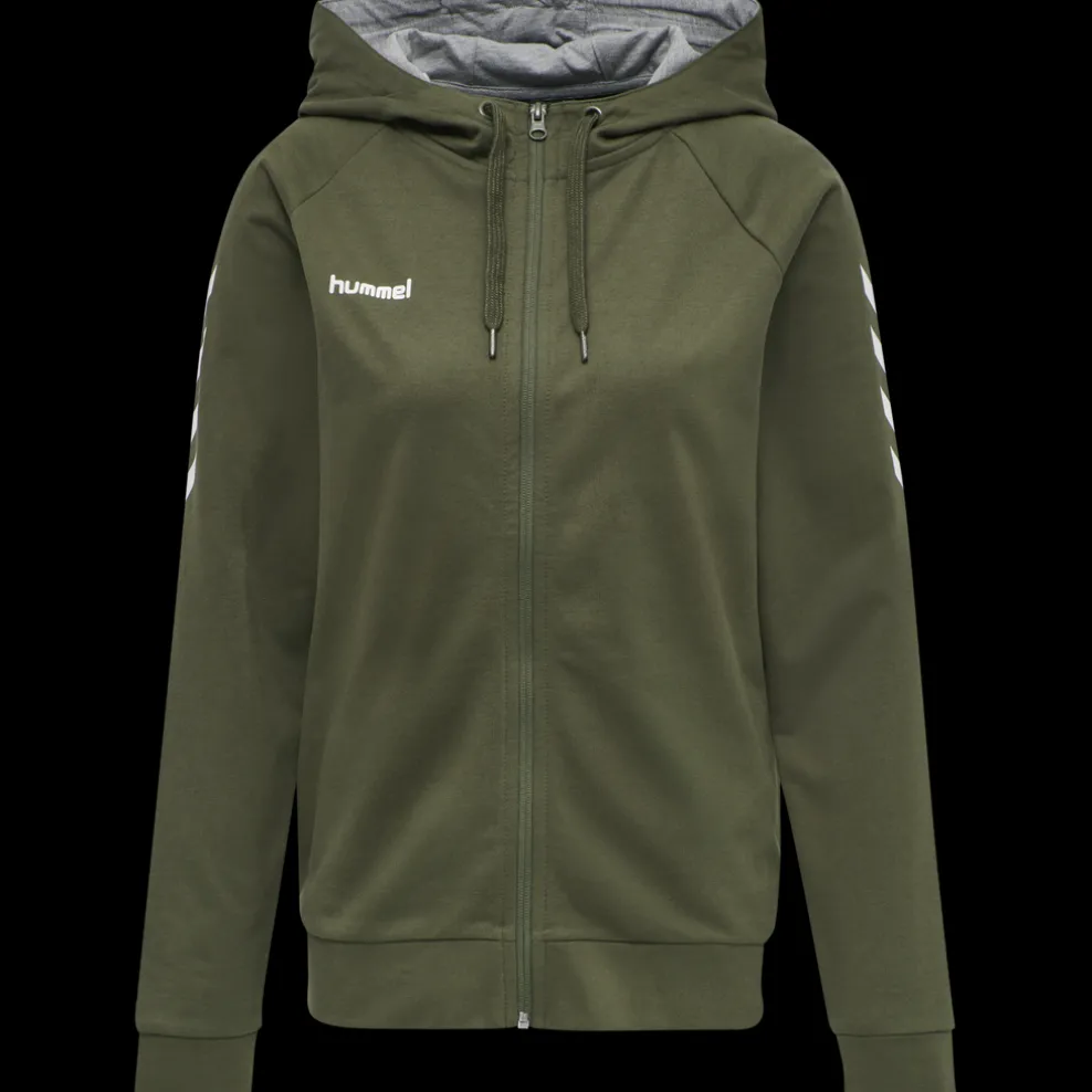 HUMMEL GO COTTON ZIP HOODIE WOMAN