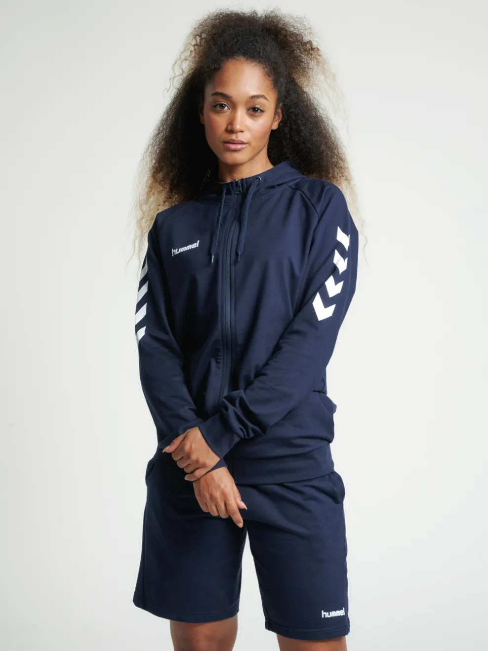 HUMMEL GO COTTON ZIP HOODIE WOMAN