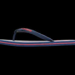 MULTI STRIPE FLIP FLOP